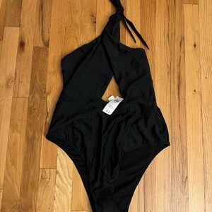 Abercrombie & Fitch Black One Piece Swimsuit